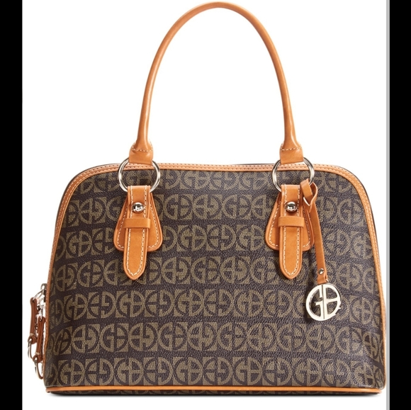 Giani Bernini Handbags - Giani Bernini Block Signature Done Satchel